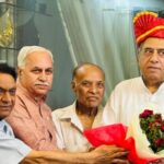 जिला एवं महानगर किसान कांग्रेस ने वरिष्ठ कांग्रेसी हाजी मोहम्मद सलीम खान को किया सम्मानित