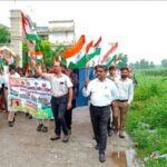 चमन लाल महाविद्यालय की तिरंगा रैली में लगे वंदे मातरम् और इंकलाब जिंदाबाद के नारे
